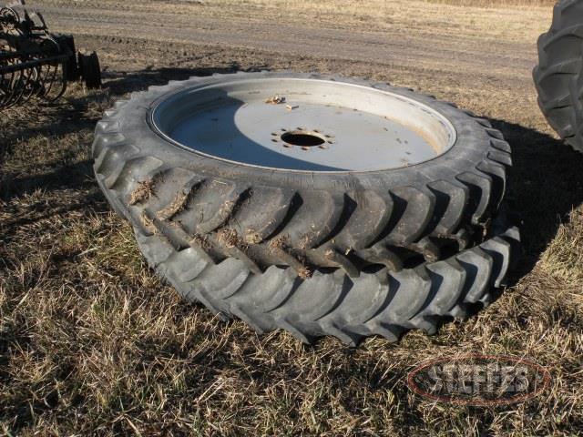 (2) 320/90R54 tires on 10-bolt rims